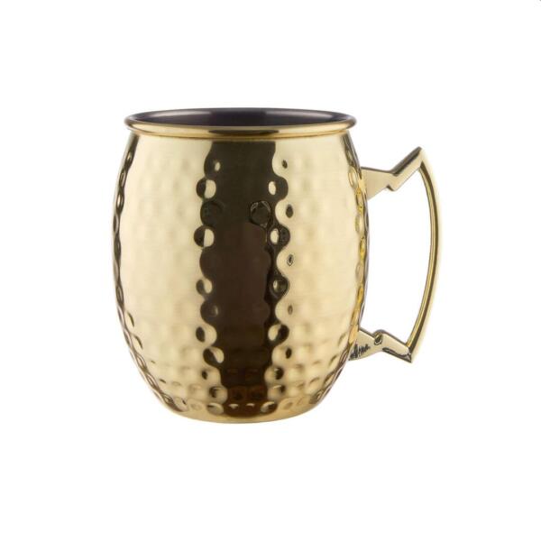 Moscow Mule Gold Hammered Mug