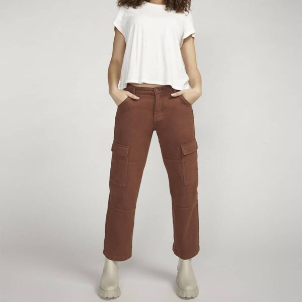 Silver Cargo Utility Pant