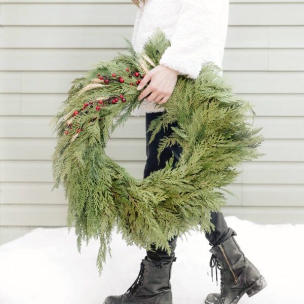 Let a Festive Holiday Wreath welcome guests through your front door this holiday season! Join us for our fun hands-on holiday workshops - sign up today!
