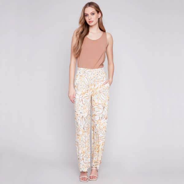 Linen Pull On Pant