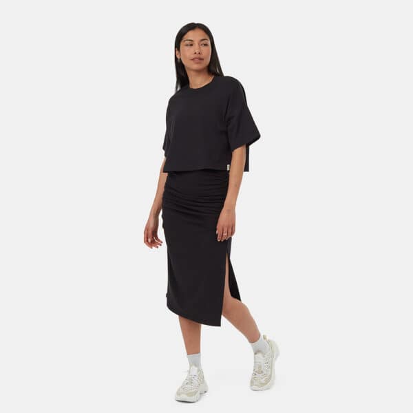 Soft Terry Light Midi Skirt